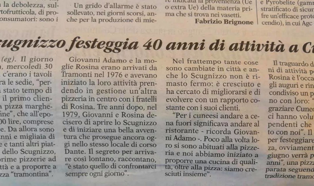 La Guida Cuneo: i 40 anni dello Scugnizzo