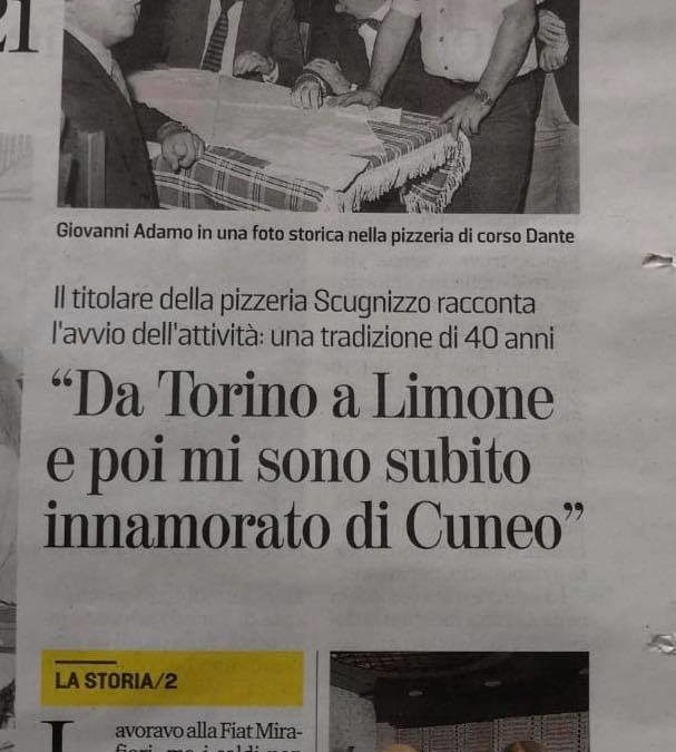 La Stampa Cuneo i 40 anni dello Scugnizzo Pizzeria Ristorante